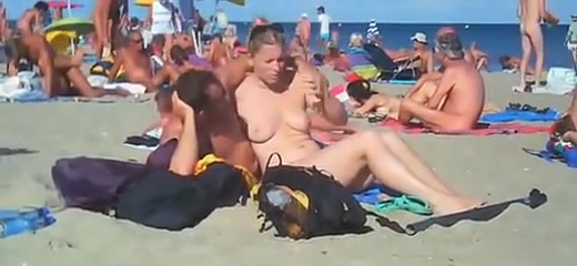 Старик Пляж Порно