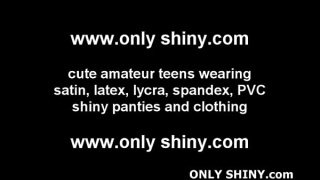 [Watch, Striptease, Stockings] Watch Us Making Love In Shiny PVC Panties