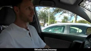 [For Cash, Pay, Teens] Hottie Gets Naked And Has Sex In Public For Cash 16