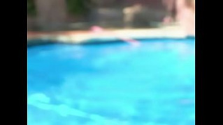 [Does, Hose And Does, Pretty Face] Chloe Chanel Poolside Doggystyle With Lust And Does Water Bukkake Must See