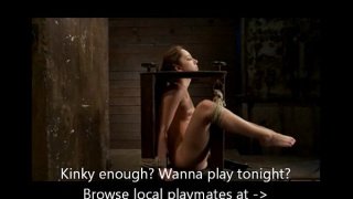 [Bondage, Deepthroat, ThroatFucked And] A Sub Girl Bondaged ThroatFucked And Clit