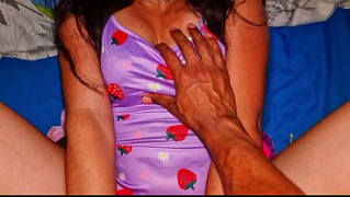 [En La, Real Orgasm, Su Padrastro] Hijastra Caliente Atrapada En La Cara De Su Padrastro Terminando Tomando Su Polla Dura
