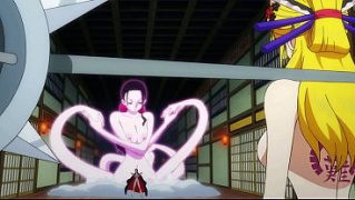 [Robin, One Piece Nico, Black Maria] One Piece Nico Robin VS Black Maria Nude Filter
